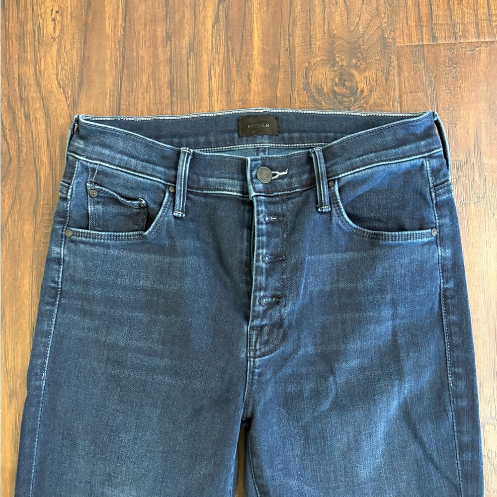 MOTHER The PIXIE WEEKENDER in Night Tripper Wash Size 28 - Picture 2 of 8